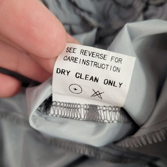 Hot & delicious womens small gray windbreaker pants jogger elastic drawstring - Picture 6 of 9